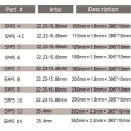 105mm-900mm Diamond Saw Blade للرخام